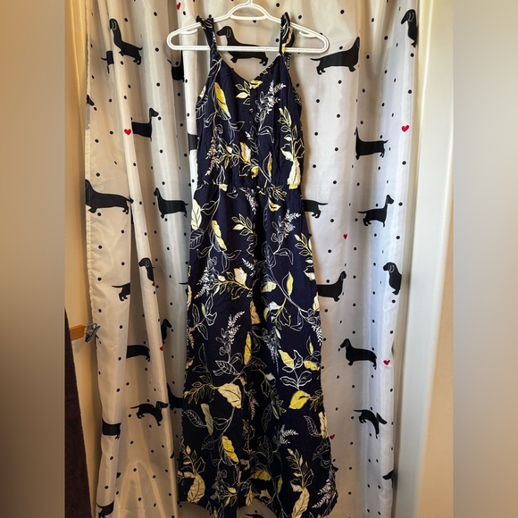 Reitmans Blue and Yellow Sleeveless Maxi Sundress - Picture 3 of 4